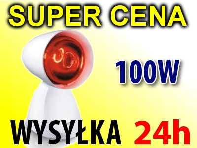 Lampa sollux 100W Sanitas na podczerwień