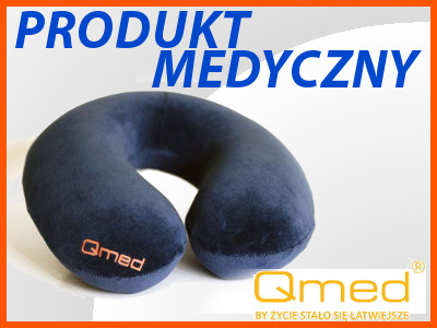 Qmed poduszka podróżna rogal na szyję