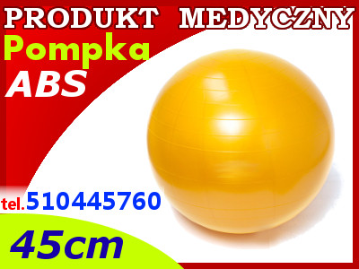 Piłka ortopedyczna do ćwiczeń i siedzenia 45 cm