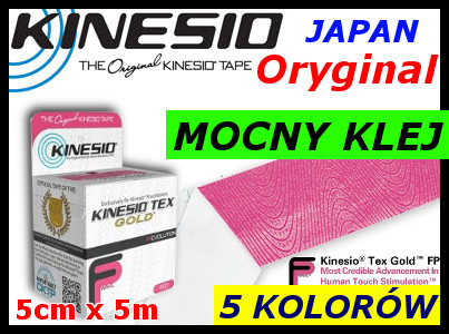 Kinesio Gold Tex taśmy medyczne do tapingu