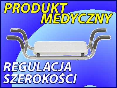 Ławeczka siedzisko na wannę wgłębna