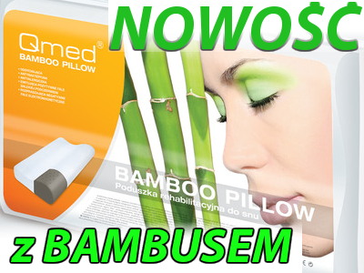 Qmed z bambusem Bamboo Pillow poduszka ortopedyczna