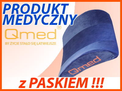 Qmed poduszka lędźwiowa ortopedyczna do samochodu, siedzenia