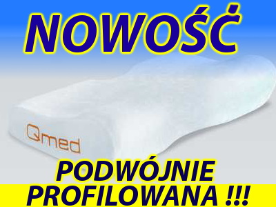 Qmed Premium poduszka profilowana do snu ortopedyczna