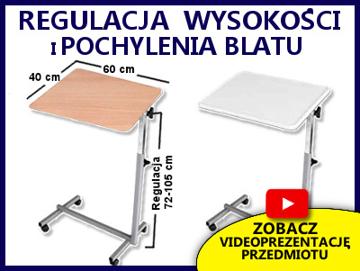 Stolik przyłóżkowy dla seniora