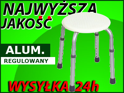 Taboret pod prysznic okrągły